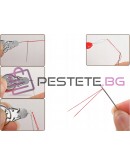 Комплект за шиене игли конци щипки 46 части